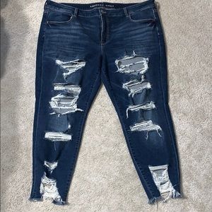 American eagle next level stretch jegging crop